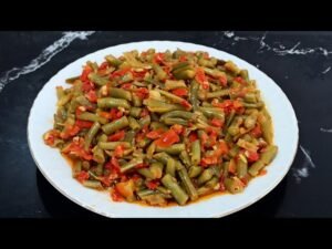 طريقة عمل الفاصوليا الخضراء.